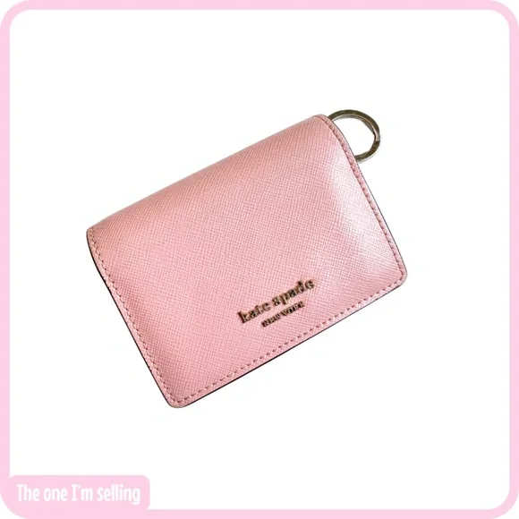 Kate Spade Spencer Mini Trifold Wallet Tutu Pink - Picture 2 of 4